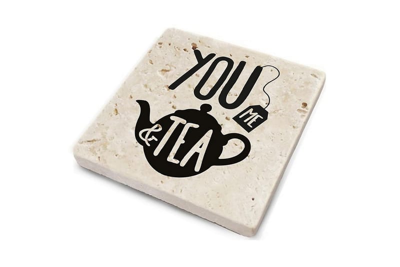 Glasunderlägg 4-pack - Flerfärgad - Inredning & dekor - Dekor & inredningsdetaljer - Bordsdekoration - Glasunderlägg