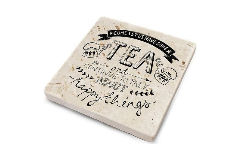 Glasunderlägg 4-pack - Flerfärgad - Inredning & dekor - Dekor & inredningsdetaljer - Bordsdekoration - Glasunderlägg