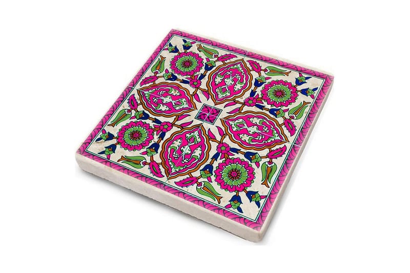 Glasunderlägg 4-pack - Lila/Grön - Inredning & dekor - Dekor & inredningsdetaljer - Bordsdekoration - Glasunderlägg