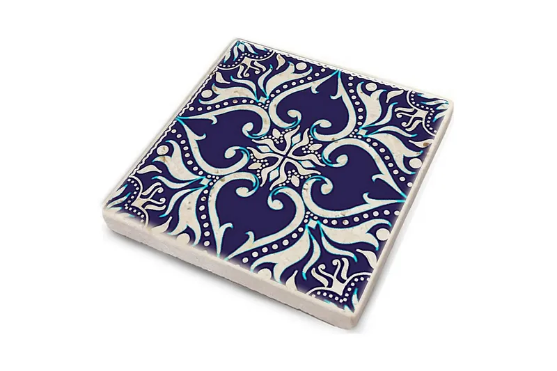 Glasunderlägg 4-pack - Flerfärgad - Inredning & dekor - Dekor & inredningsdetaljer - Bordsdekoration - Glasunderlägg