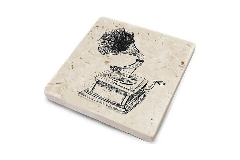 Glasunderlägg 4-pack - Flerfärgad - Inredning & dekor - Dekor & inredningsdetaljer - Bordsdekoration - Glasunderlägg