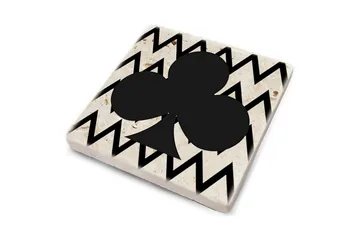 Glasunderlägg 4-pack - Flerfärgad - Inredning & dekor - Dekor & inredningsdetaljer - Bordsdekoration - Glasunderlägg