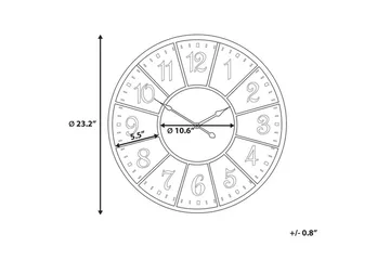 Boswil Väggklocka 59 cm - Flerfärgad - Inredning & dekor - Dekor & inredningsdetaljer