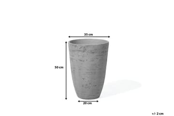 Camia Kruka 35.5 cm - Grå - Inredning & dekor - Trädgårdsdekoration - Utomhuskrukor - Blomkrukor