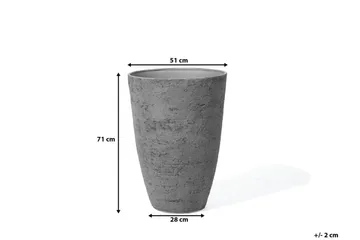 Camia Kruka 51 cm - Grå - Inredning & dekor - Trädgårdsdekoration - Utomhuskrukor - Blomkrukor
