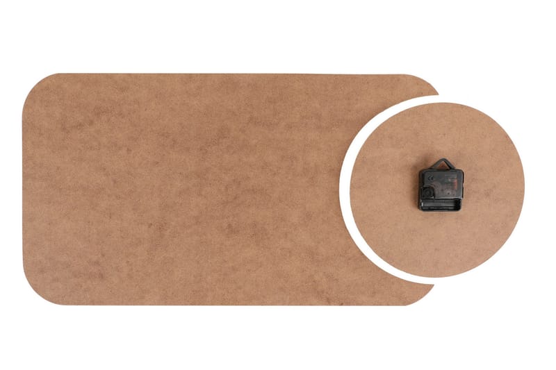 Dekorativ MDF-klocka 2 Delar - Flerfärgad - Inredning & dekor - Dekor & inredningsdetaljer