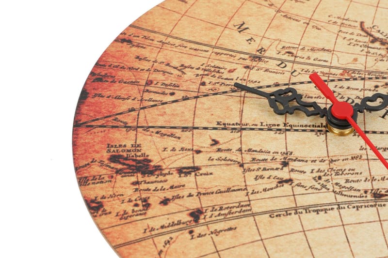 Dekorativ MDF-klocka 2 Delar - Flerfärgad - Inredning & dekor - Dekor & inredningsdetaljer