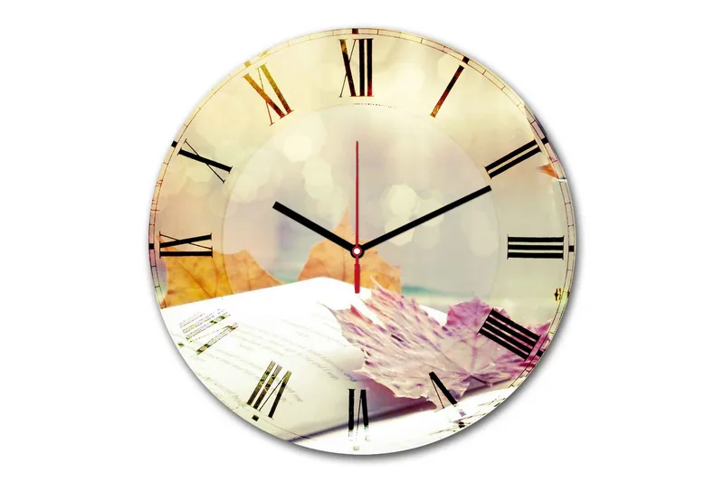 Dekorativ MDF-klocka - Flerfärgad - Inredning & dekor - Dekor & inredningsdetaljer