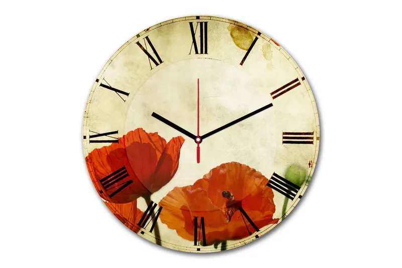 Dekorativ MDF-klocka - Flerfärgad - Inredning & dekor - Dekor & inredningsdetaljer