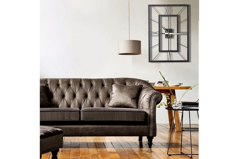 Dekorativ Metallväggklocka - Svart - Inredning & dekor - Dekor & inredningsdetaljer