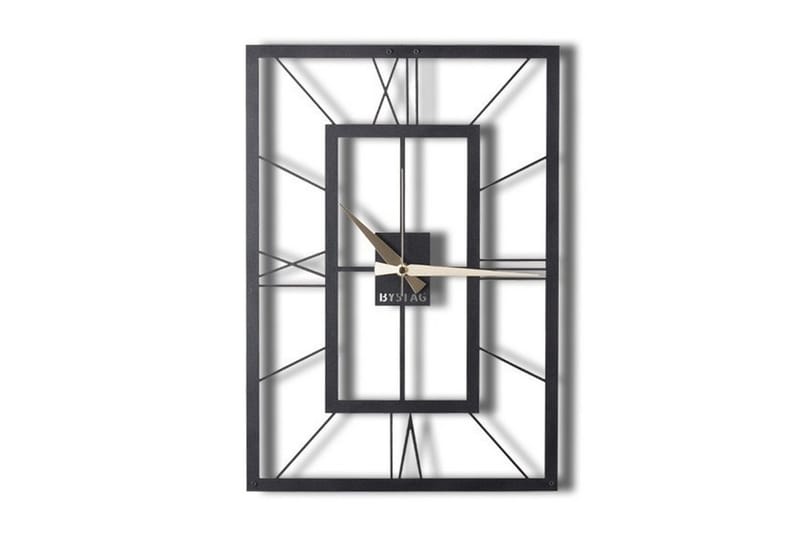 Dekorativ Metallväggklocka - Svart - Inredning & dekor - Dekor & inredningsdetaljer