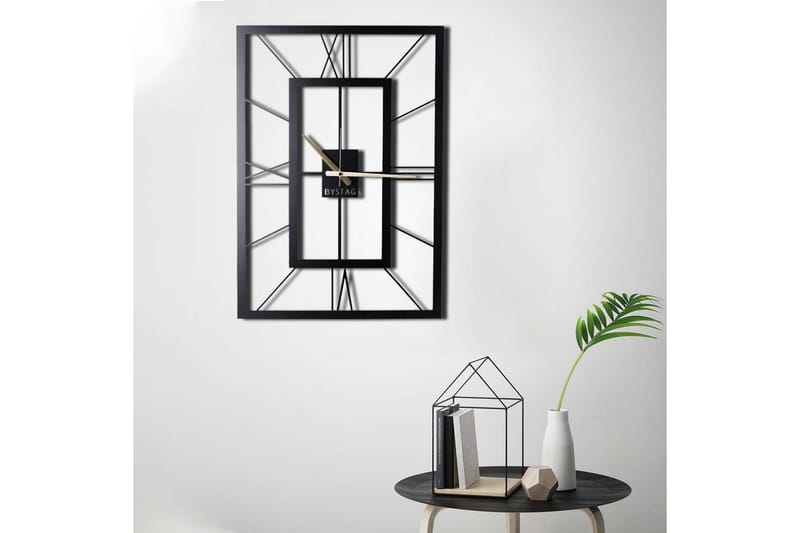 DEKORATIV Metallväggklocka - Inredning & dekor - Dekor & inredningsdetaljer