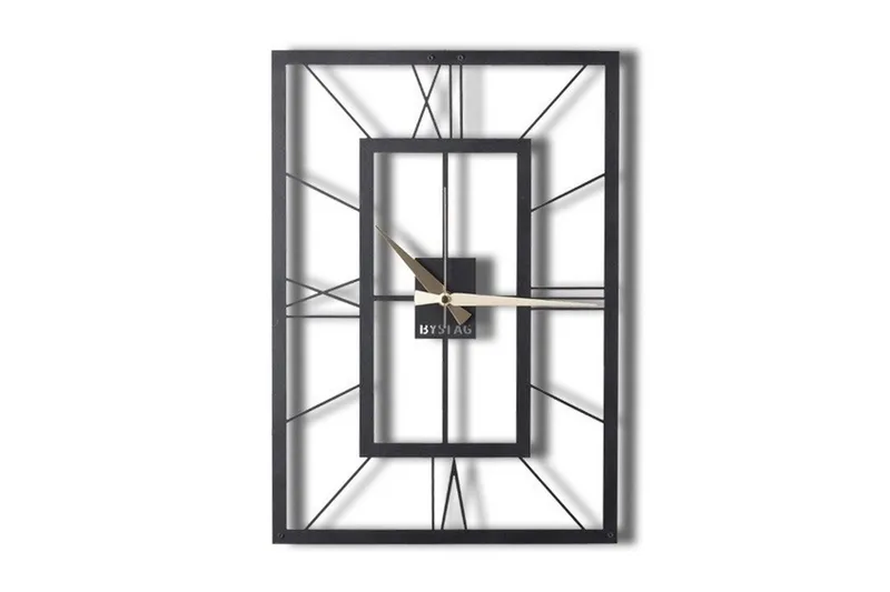 DEKORATIV Metallväggklocka - Inredning & dekor - Dekor & inredningsdetaljer