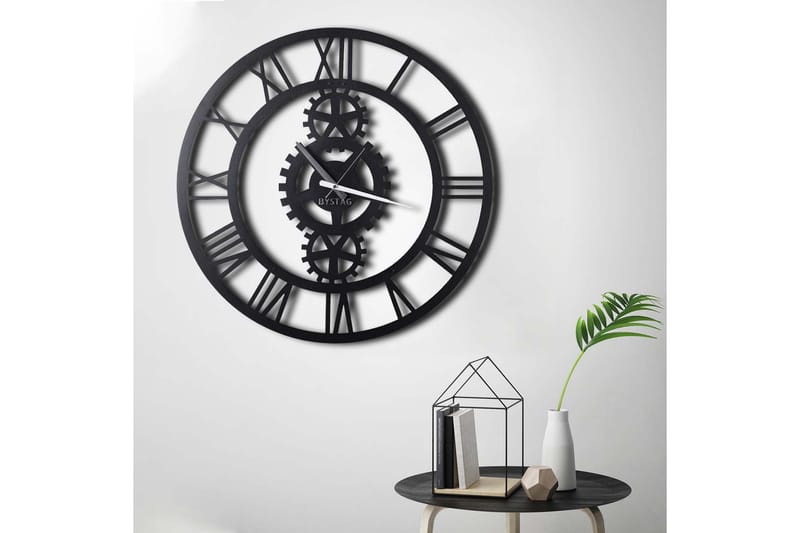 DEKORATIV Metallväggklocka - Inredning & dekor - Dekor & inredningsdetaljer