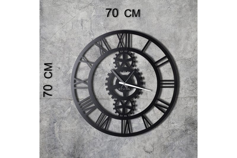 DEKORATIV Metallväggklocka - Inredning & dekor - Dekor & inredningsdetaljer