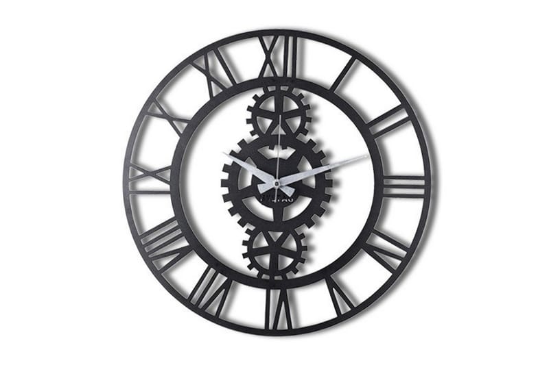 DEKORATIV Metallväggklocka - Inredning & dekor - Dekor & inredningsdetaljer