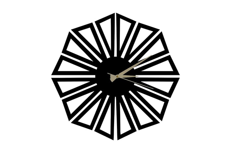 DEKORATIV Metallväggklocka - Inredning & dekor - Dekor & inredningsdetaljer