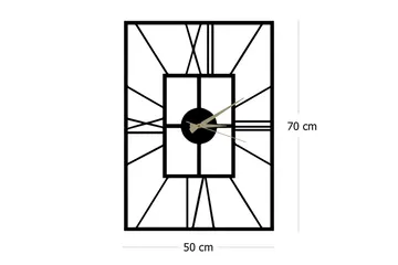 Dekorativ Väggklocka - Svart - Inredning & dekor - Dekor & inredningsdetaljer