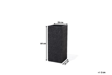 Dion Kruka 33 cm - Svart - Inredning & dekor - Trädgårdsdekoration - Utomhuskrukor - Blomkrukor