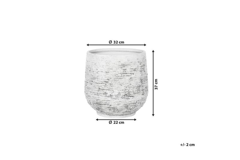 Dioni Kruka 36 cm - Grå - Inredning & dekor - Trädgårdsdekoration - Utomhuskrukor - Blomkrukor