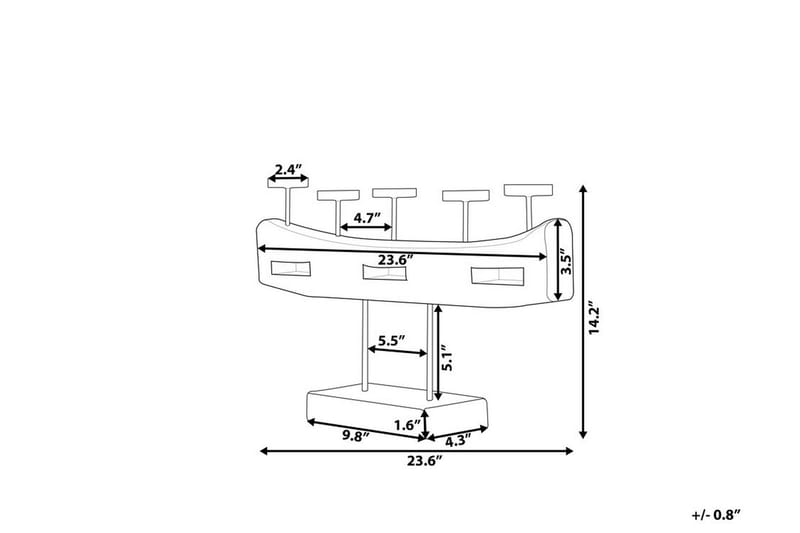 Guatemala Ljusstake 36 cm - Trä/Natur - Inredning & dekor - Dekor & inredningsdetaljer