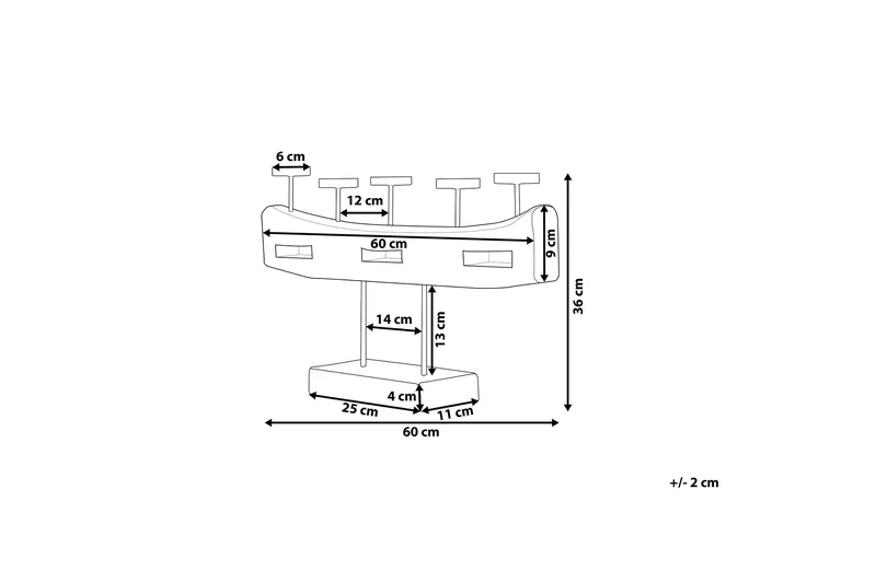 Guatemala Ljusstake 36 cm - Trä/Natur - Inredning & dekor - Dekor & inredningsdetaljer