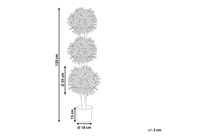 Konstgjord växt Buxus Ball Tree 35x35x120 cm - 35x35x120 cm - Inredning & dekor - Dekor & inredningsdetaljer - Konstgjorda växter