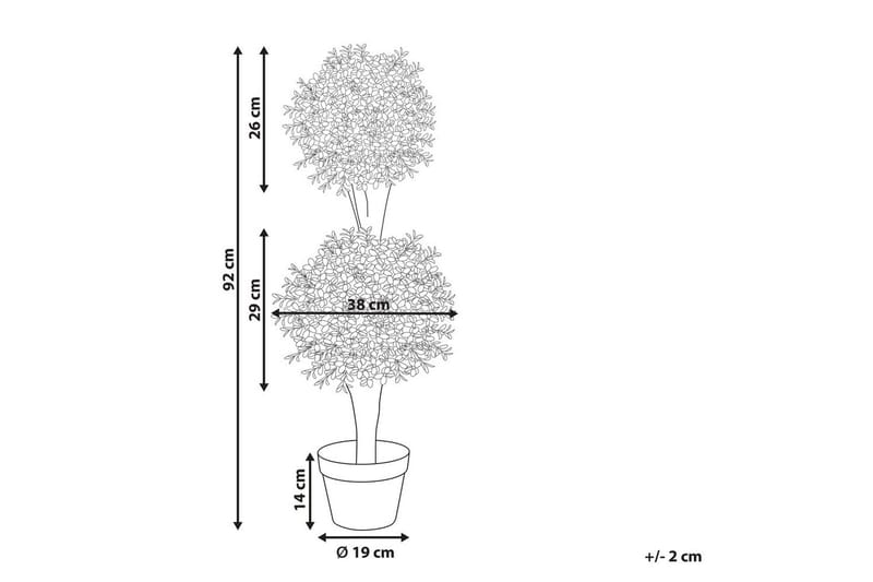Konstgjord växt Buxus Ball Tree 38x38x92 cm - 38x38x92 cm - Inredning & dekor - Dekor & inredningsdetaljer - Konstgjorda växter