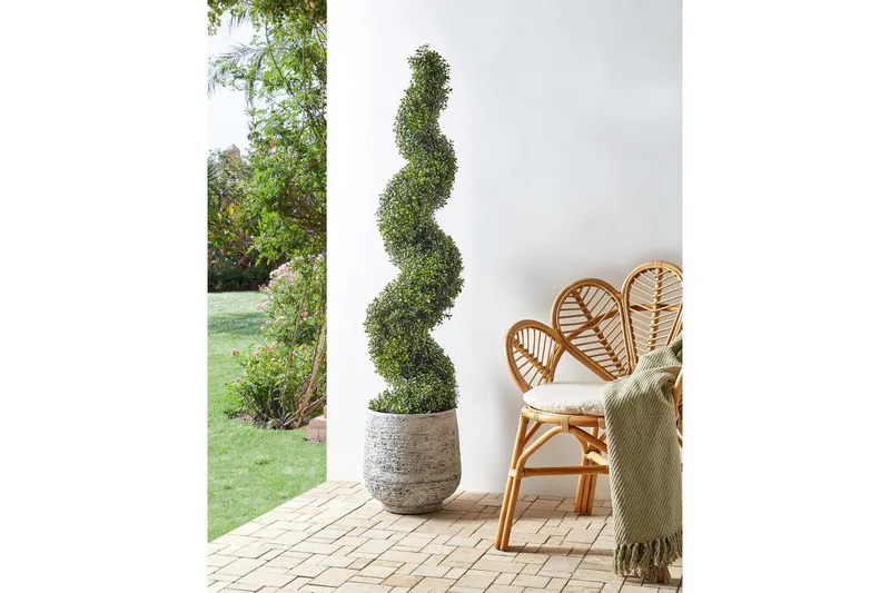 Konstgjord växt Buxus Spiral Tree 30x30x158 cm - 30x30x158 cm - Inredning & dekor - Dekor & inredningsdetaljer - Konstgjorda växter