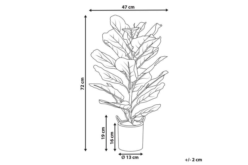 Konstgjord växt Fiddle Leaf Tree - Inredning & dekor - Dekor & inredningsdetaljer - Konstgjorda växter