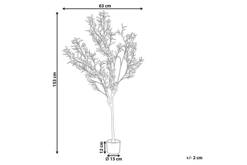 Konstgjord växt Olive Tree 63x63x153 cm - 63x63x153 cm - Inredning & dekor - Dekor & inredningsdetaljer - Konstgjorda växter