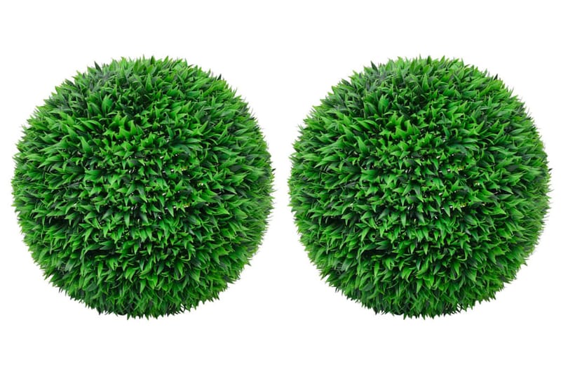 Konstgjorda buxbombollar 2 st 55 cm - Grön - Konstgjorda växter