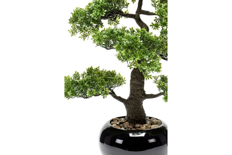 Emerald Konstväxt bonsaiträd fikus mini grön 47 cm 420006 - Inredning & dekor - Dekor & inredningsdetaljer - Konstgjorda växter