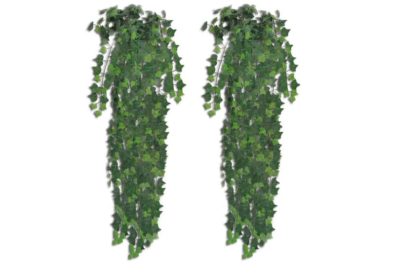 Konstgjord murgröna 2 st grön 90 cm - Grön - Konstgjorda växter