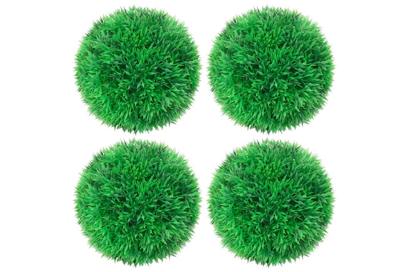 Konstgjorda buxbombollar 4 st 12 cm - Grön - Konstgjorda växter