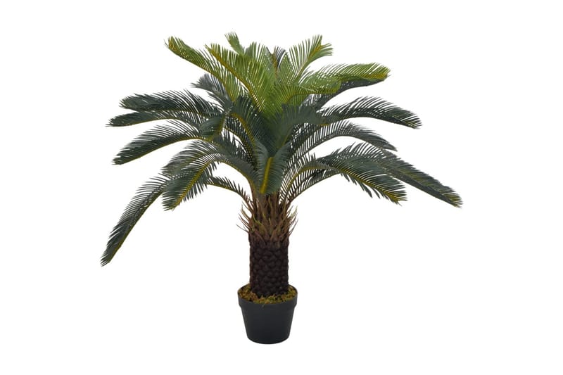 Konstväxt Cycas med kruka 90 cm grön - Grön - Konstgjorda växter