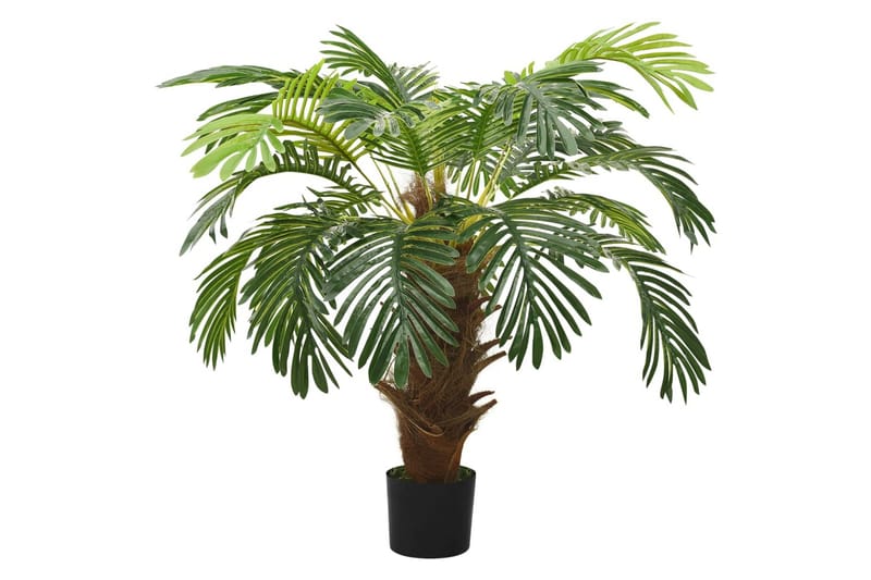 Konstväxt kottepalm med kruka 90 cm grön - Grön - Konstgjorda växter