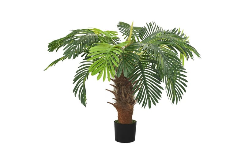 Konstväxt kottepalm med kruka 90 cm grön - Grön - Konstgjorda växter