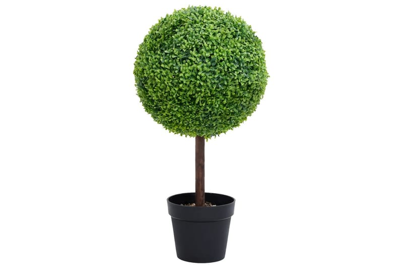 Konstväxt buxbom bollformad med kruka 50 cm grön - Grön - Konstgjorda växter
