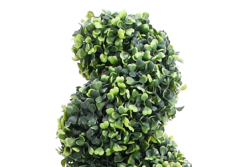 Konstväxt buxbomar spiral med kruka 117 cm grön - Grön - Konstgjorda växter