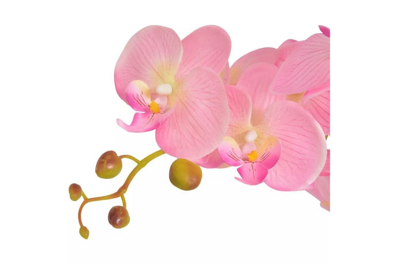 Konstväxt Orkidé med kruka 75 cm rosa - Rosa - Konstgjorda växter