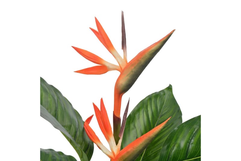 Konstväxt Papegojblomma med kruka 100 cm röd - Röd - Konstgjorda växter