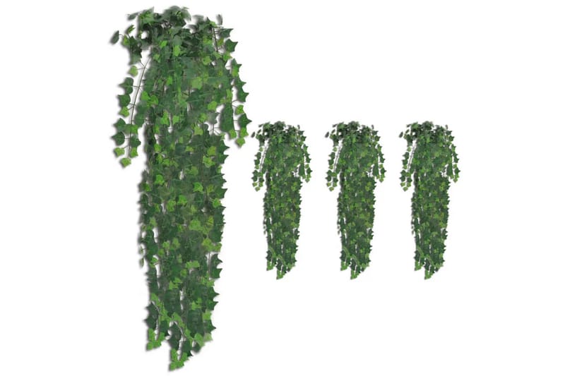 Konstväxter murgröna 4 st grön 90 cm - Grön - Konstgjorda växter