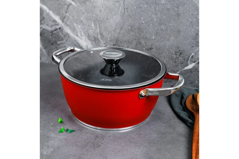 Kruk Skylin Röd / Svart - Mörkröd/Svart - Inredning & dekor - Dekor & inredningsdetaljer - Kruka & ytterkruka