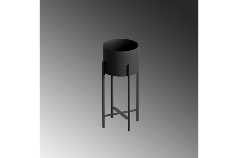 Dekorativ Kruka Mirven Svart 23 x 23 x 48 cm - 23 x 23 x 48 cm - Inredning & dekor - Dekor & inredningsdetaljer - Kruka & ytterkruka - Väggkruka