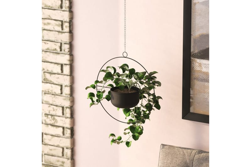 Dekorativ Kruka Velmor Svart - Svart - Inredning & dekor - Dekor & inredningsdetaljer - Kruka & ytterkruka - Väggkruka