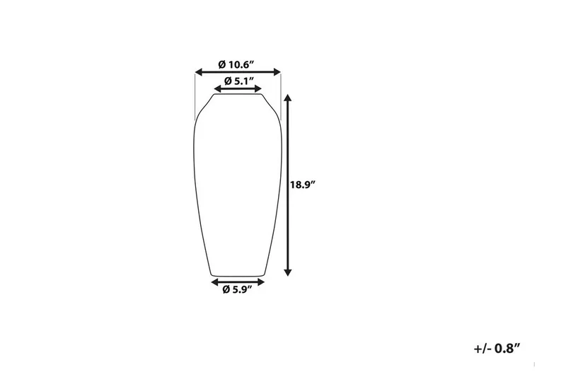 Lorca Vas 27 cm - Grå - Inredning & dekor - Dekor & inredningsdetaljer