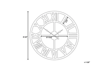 Nottwil Väggklocka 61 cm - Guld - Inredning & dekor - Dekor & inredningsdetaljer