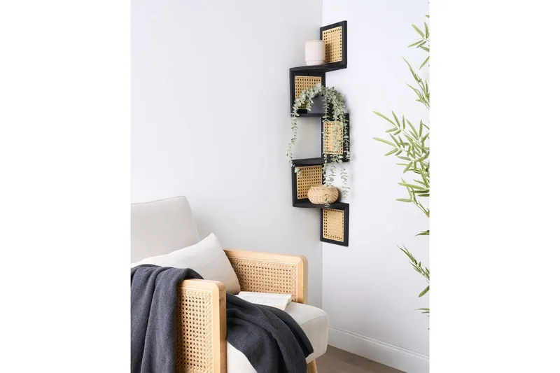 Bokhylla Alder Svart, ljust trä - Svart, ljust trä - Inredning & dekor - Dekor & inredningsdetaljer - Prydnadssaker - Bokstöd