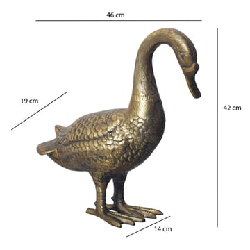 Dalela Dekorationsfigur 42 cm - guldfärgad - Inredning & dekor - Dekor & inredningsdetaljer - Prydnadssaker - Prydnadsfåglar